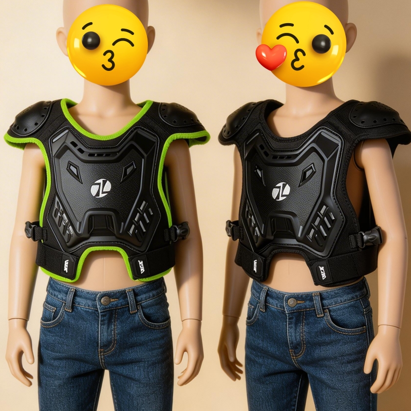 Chest Protector Armor - سترة واقية للأطفال للدراجات النارية، واقي