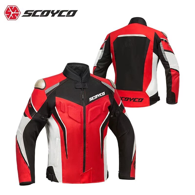 Motorcycle Gear Jacket And Pants - بدلة سكويكو الصيفية للدراجات النارية معتمدة