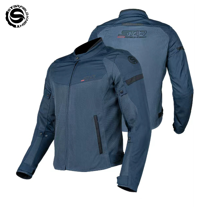 Gearx Motorcycle Jacket - سترة دراجات نارية زرقاء من SFK