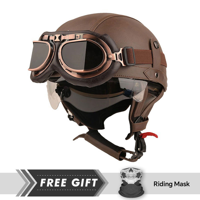 Motorcycle Gear In Store - خوذات خفيفة الوزن نصف الوجه للدراجات