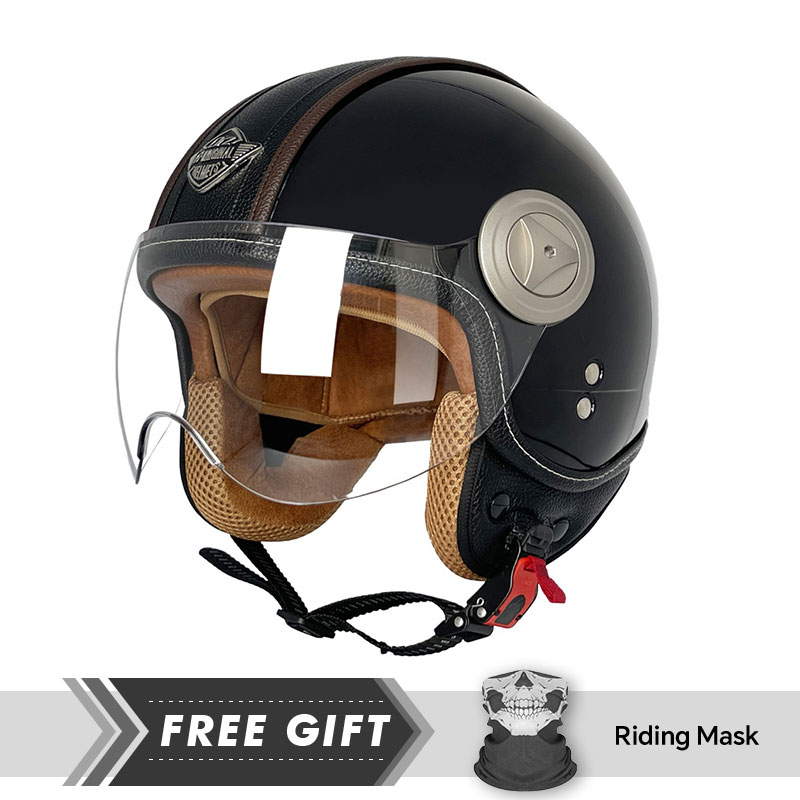 Motorcycle Gear In Store - 3/4 خوذة مفتوحة الوجه خوذات كلاسيكية