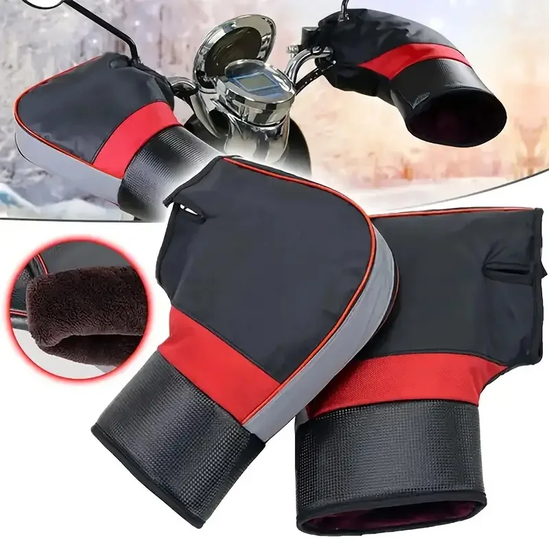 Motorcycle Gear Protection - دراجة نارية المقود يفشل سميكة الدافئة