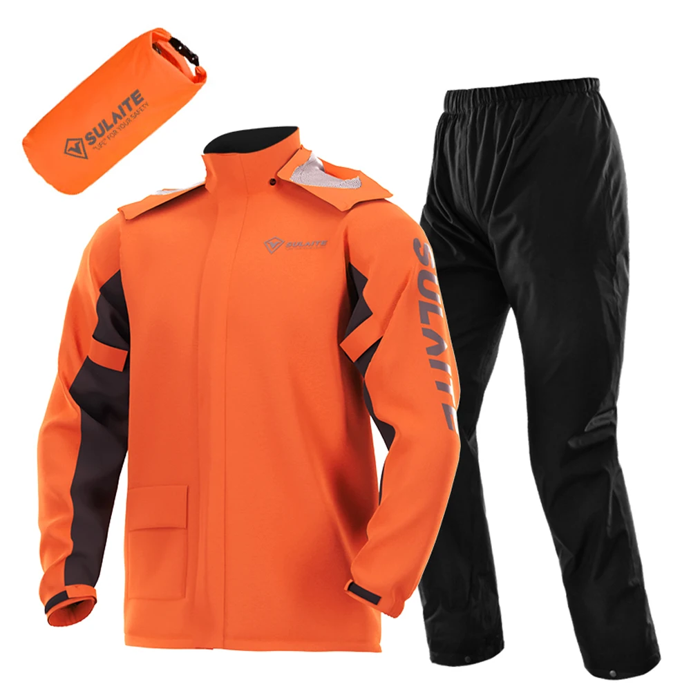 Motorcycle Gear Jacket And Pants - بدلة واقية من المطر للدراجات النارية