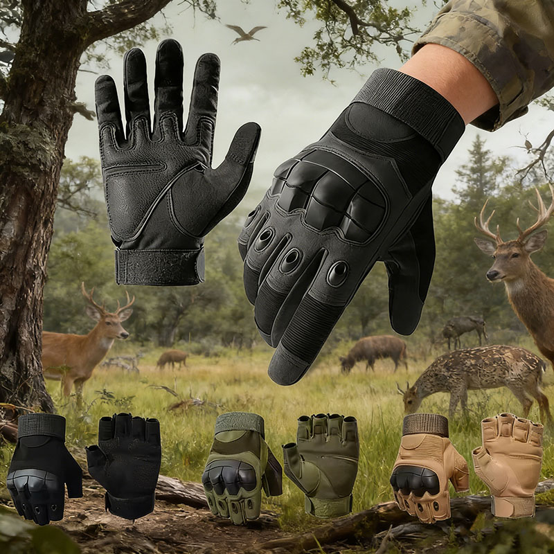 Motorcycle Gear Gloves - قفازات تكتيكية للدراجات النارية والتخييم وركوب