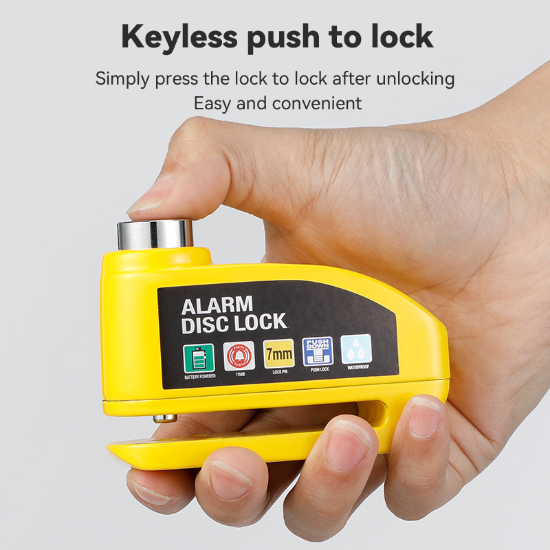 Disc Lock Brake - دراجة نارية إنذار قفل عجلة مكبح