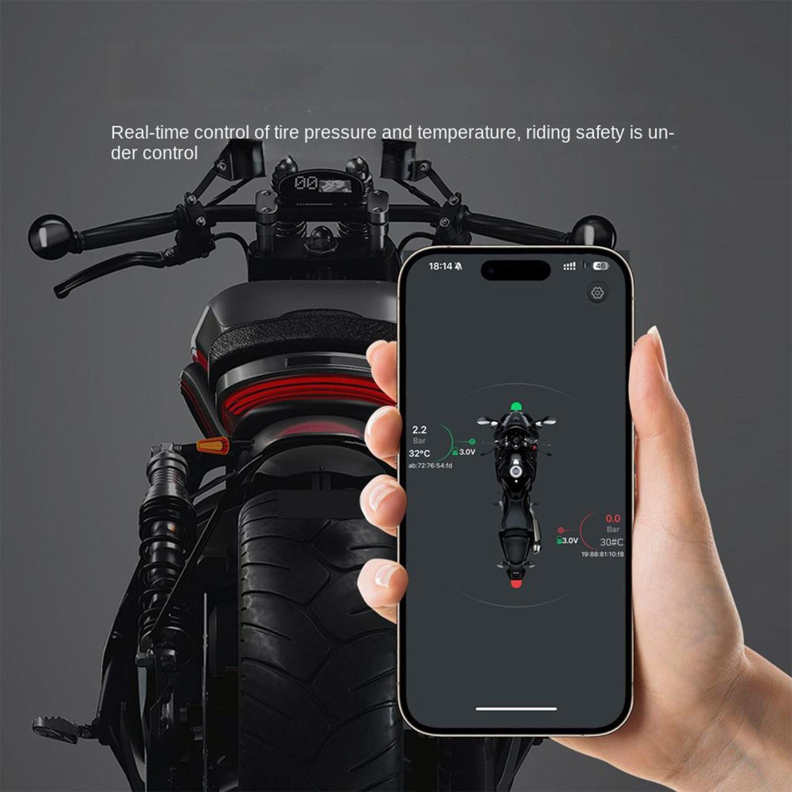 Tyre Pressure Gauge - مقياس ضغط الإطارات اللاسلكي مع نظام