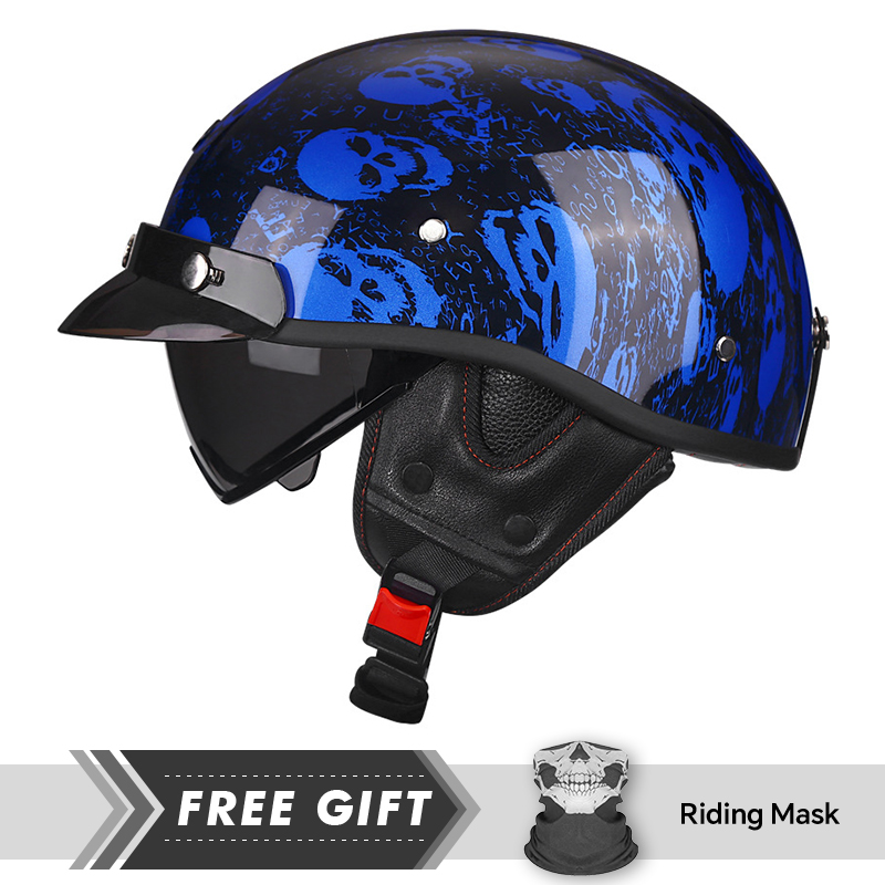Motorcycle Gear In Store - نصف خوذة دراجة نارية DOT ECE