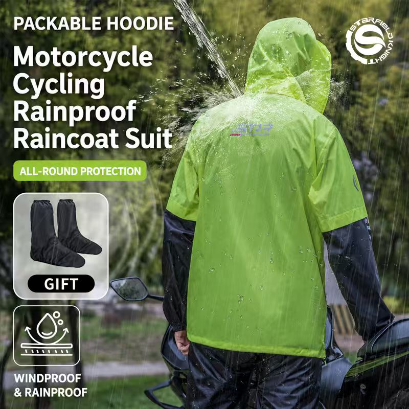 Motorcycle Gear For Men - طقم ملابس واقية من المطر للدراجات