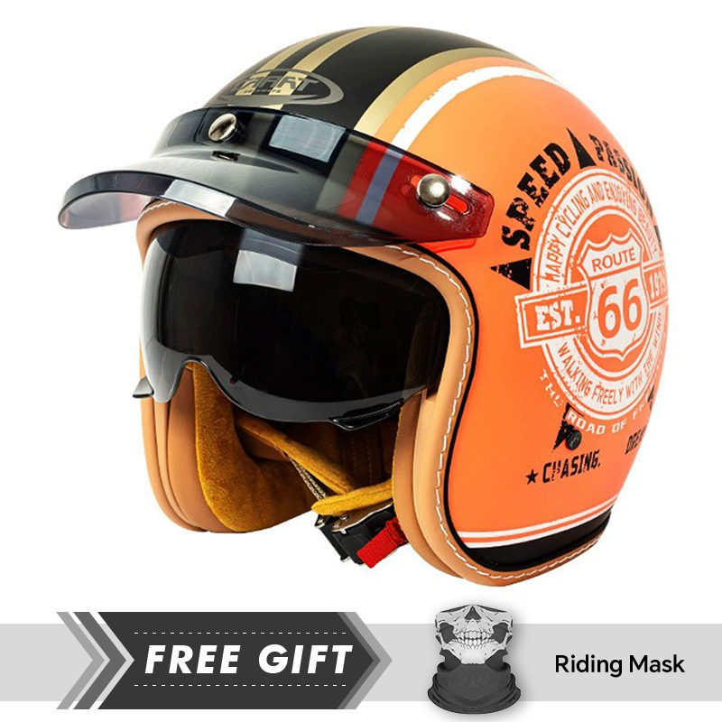 خوذة دراجة نارية معتمدة من وزا - مراجعة Motorcycle Gear In Store وسعره
