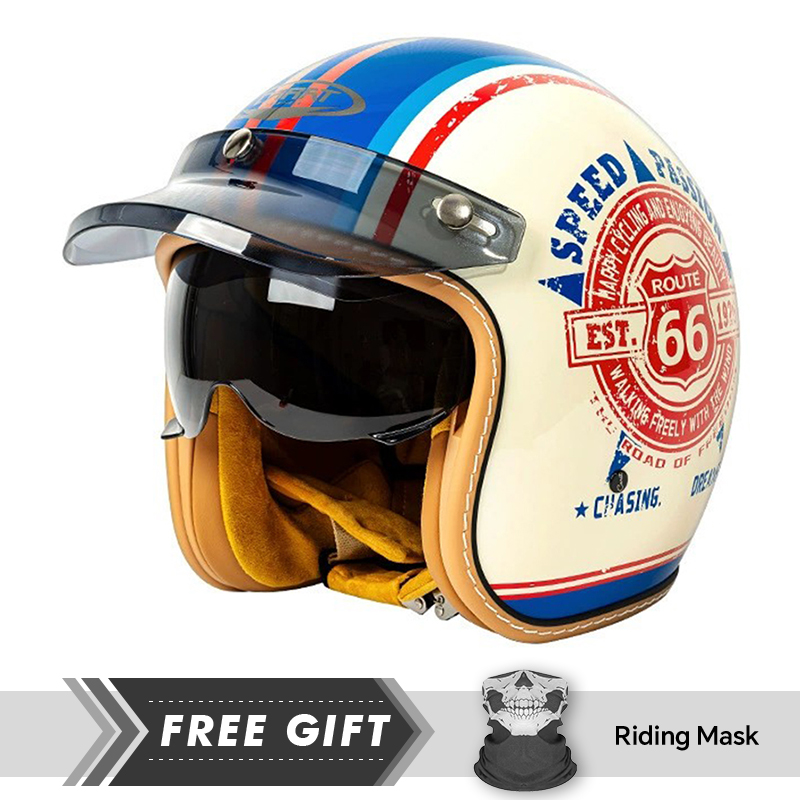 خوذة دراجة نارية معتمدة من وزا - مراجعة Motorcycle Gear In Store وسعره