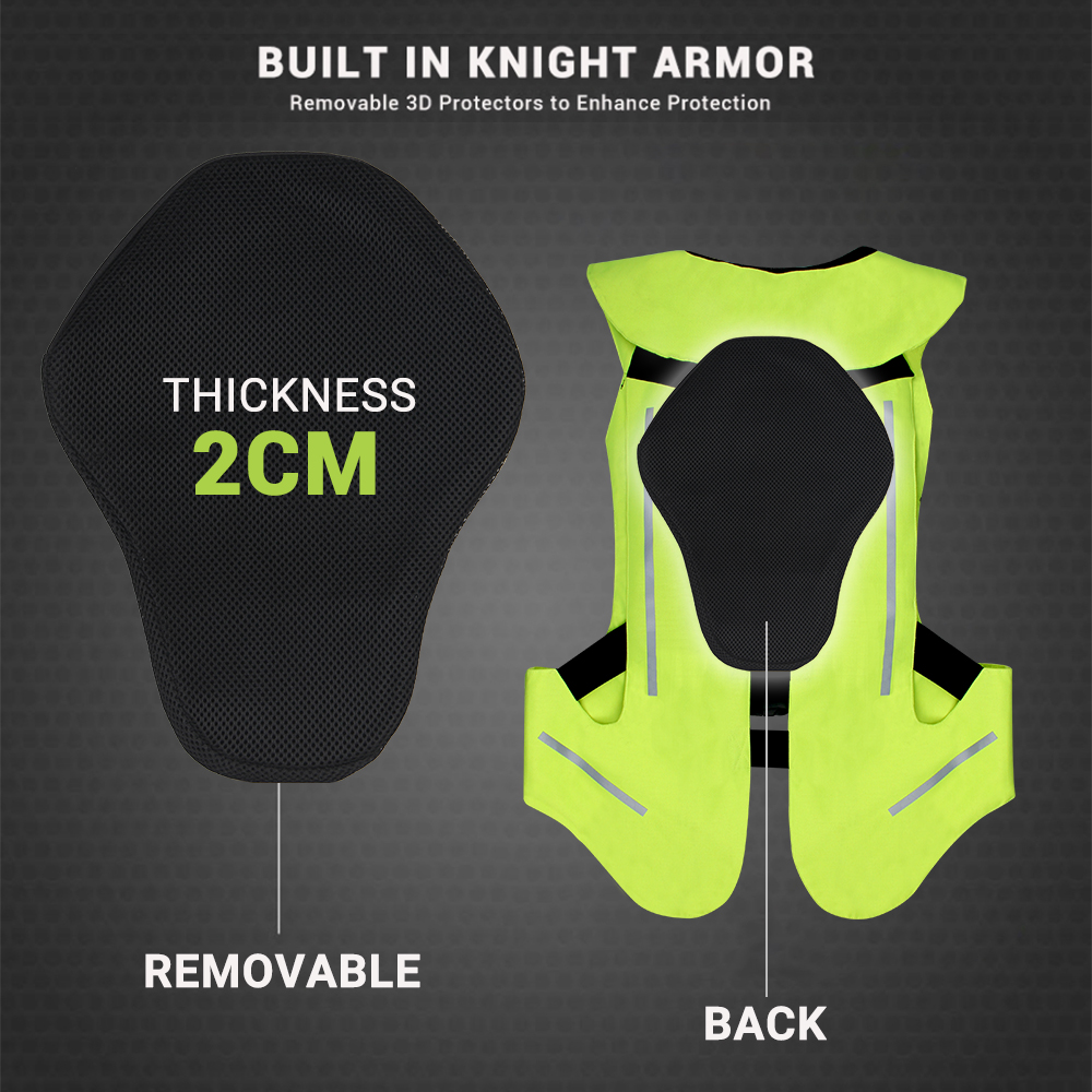 دراجة نارية وسادة هوائية سترة  - مراجعة Gearx Motorcycle Jacket وسعره