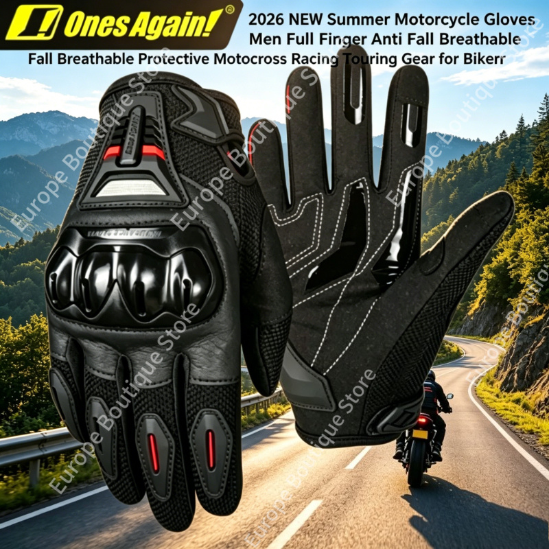 قفازات دراجات نارية جديدة للرج - مراجعة Motorcycle Gear Gloves وسعره