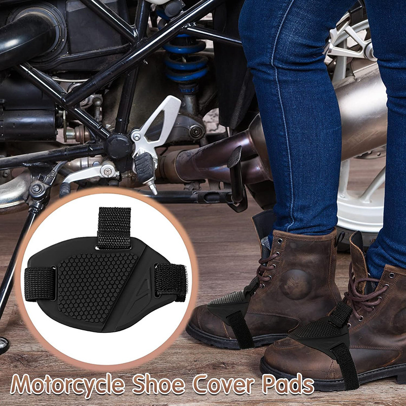 1/2 قطعة غطاء حذاء لحماية ناقل - مراجعة Motorcycle Gear Boots وسعره
