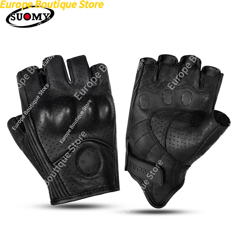 قفازات دراجات نارية ريترو نصف  - مراجعة Motorcycle Gear Gloves وسعره