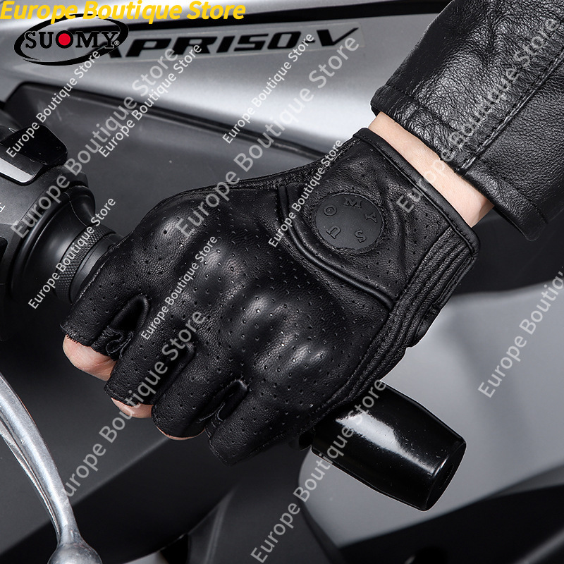 قفازات دراجات نارية ريترو نصف  - مراجعة Motorcycle Gear Gloves وسعره