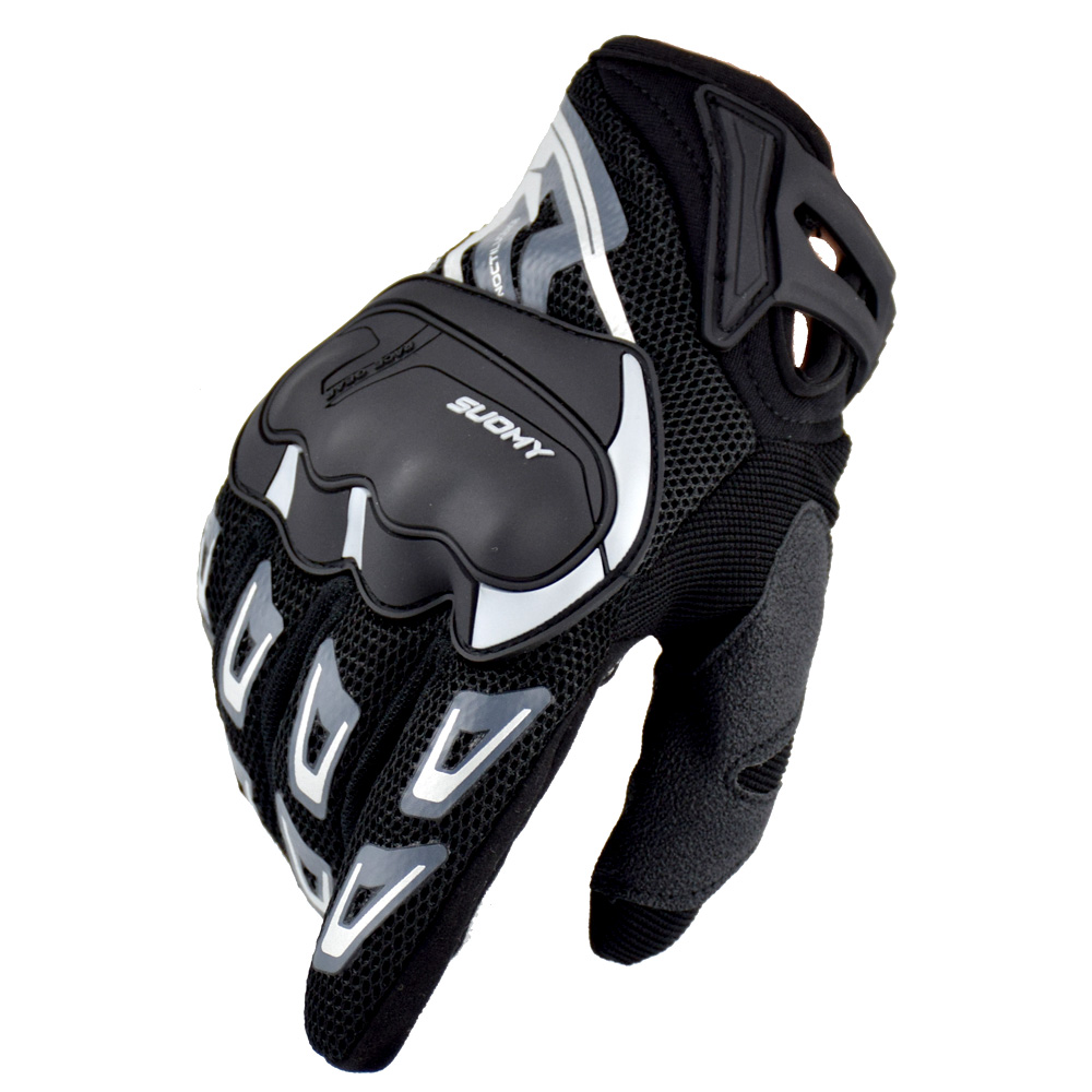 قفازات SUOMY لسباقات الدراجات  - مراجعة Motorcycle Gear Gloves وسعره