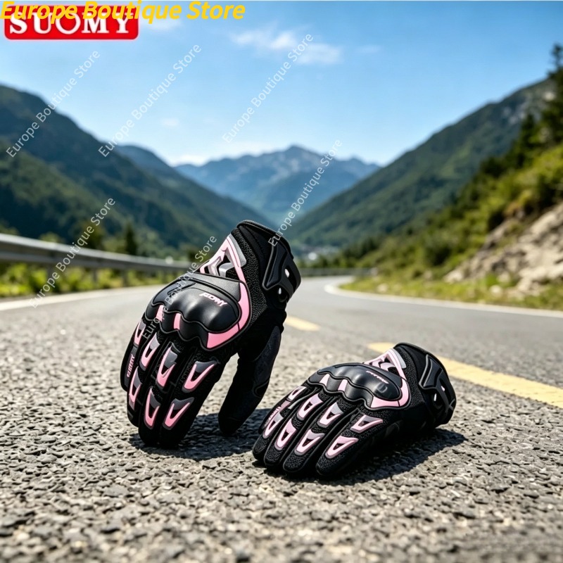 قفازات صيفية رقيقة شبكية قابلة - مراجعة Motorcycle Gear Gloves وسعره