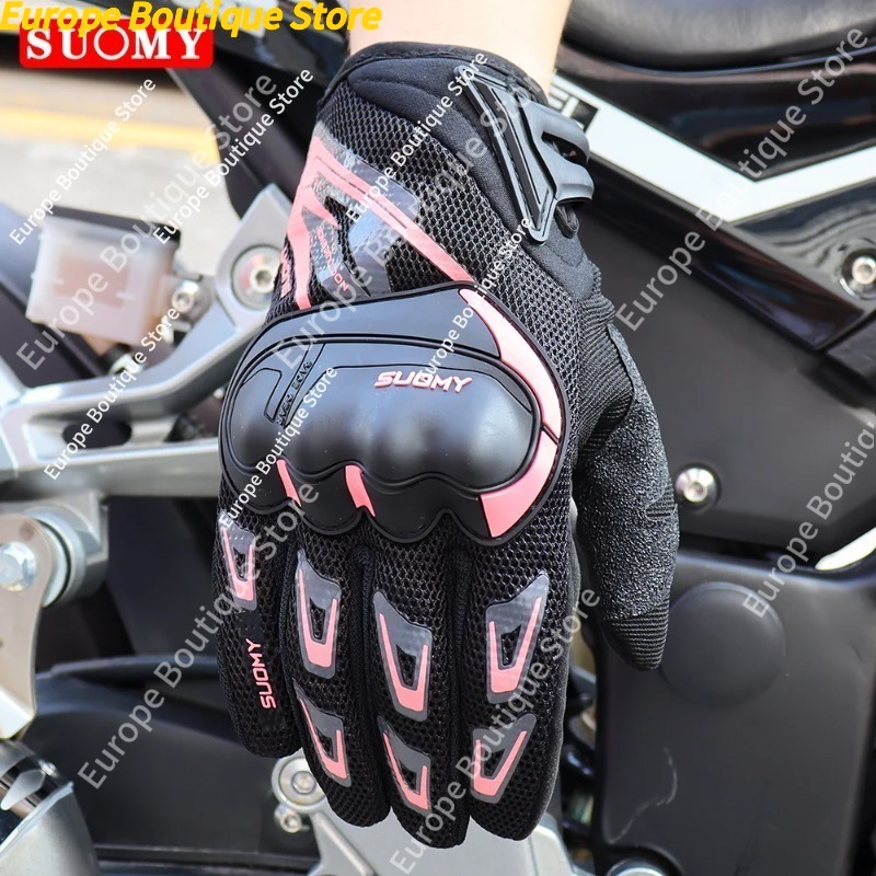 قفازات صيفية رقيقة شبكية قابلة - مراجعة Motorcycle Gear Gloves وسعره