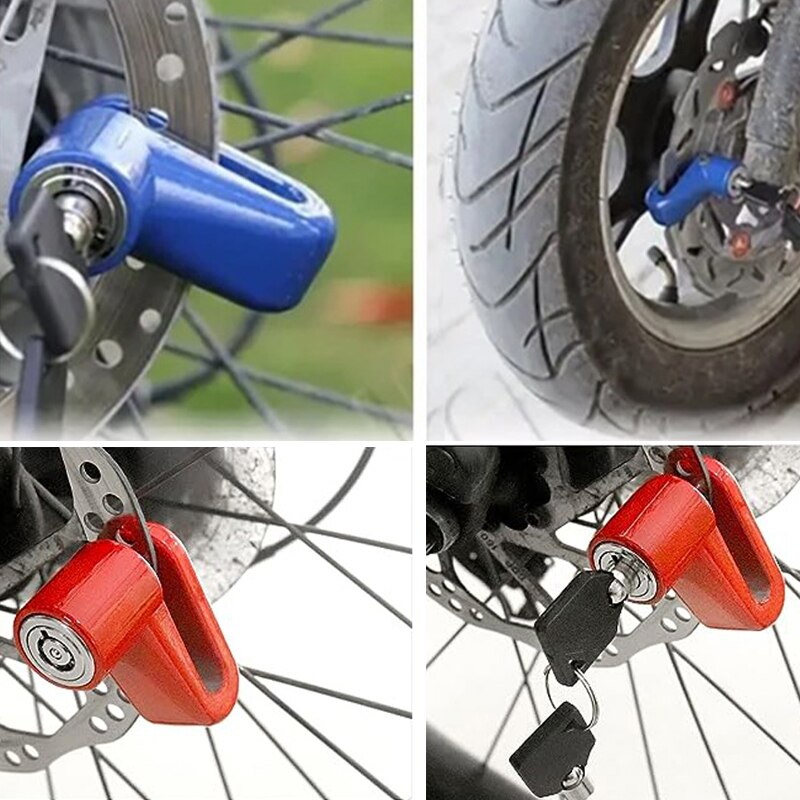 مكافحة سرقة الصلب دراجة نارية  - مراجعة Disc Lock Brake وسعره