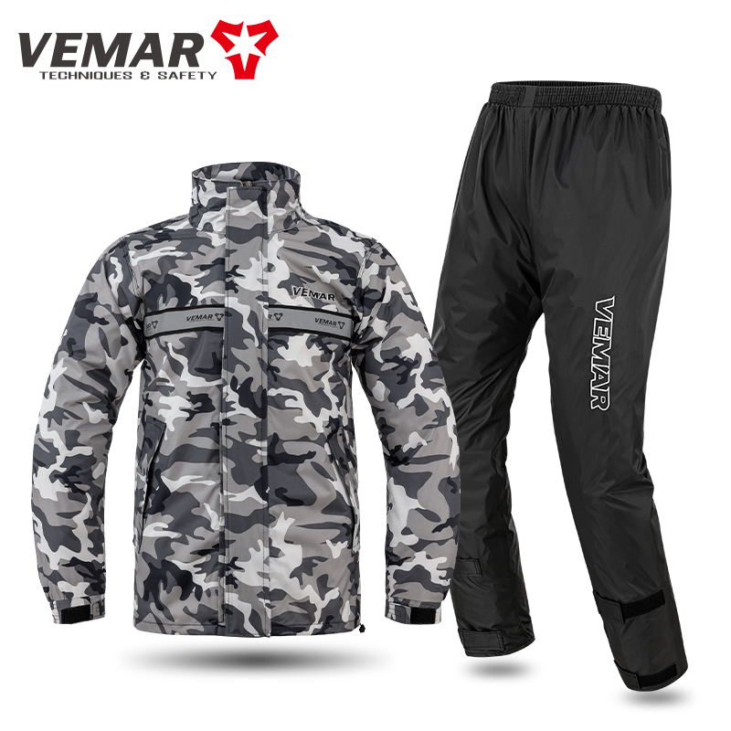 طقم سترة وسروال مقاوم للماء لل - مراجعة Motorcycle Gear Jacket And Pants وسعره
