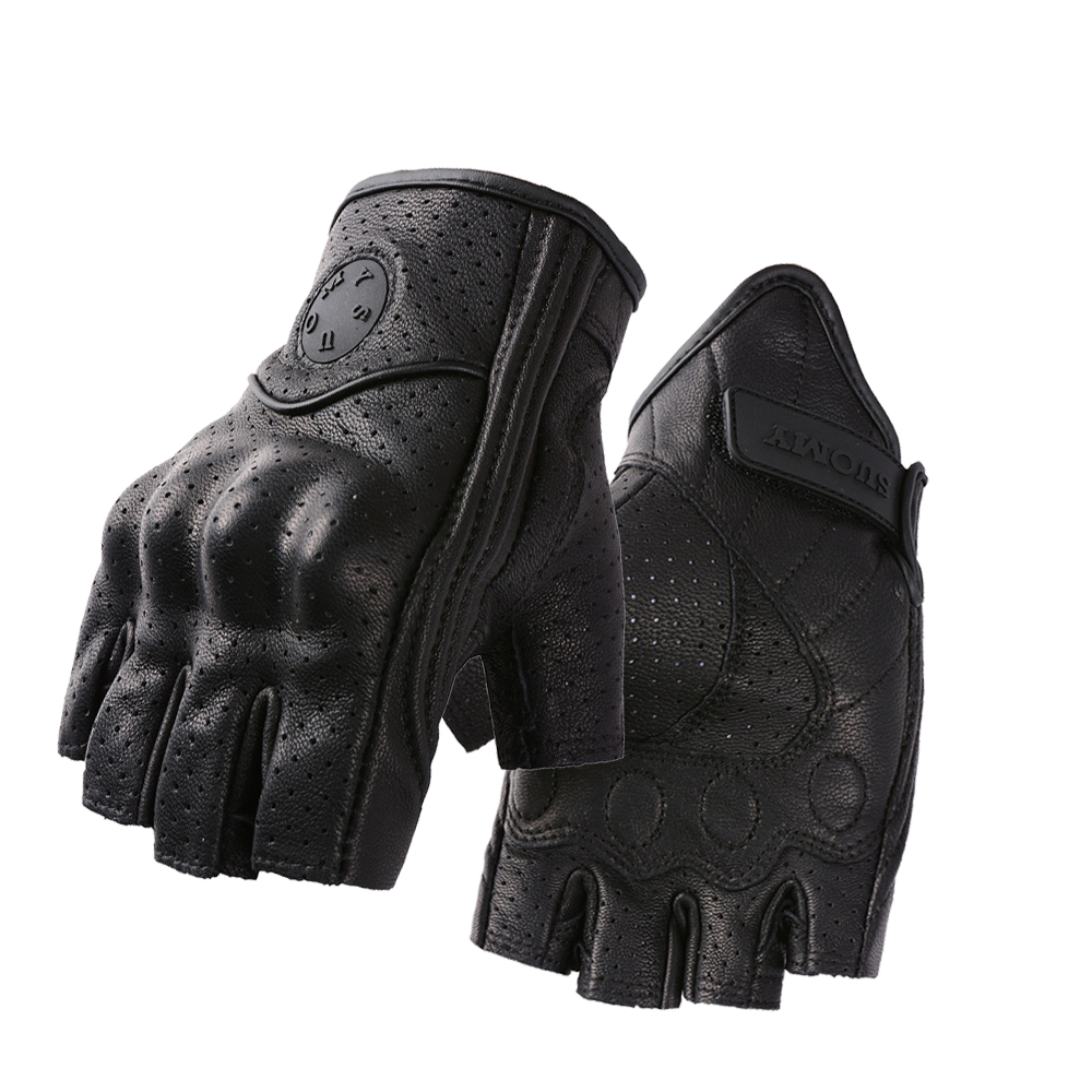 الصيف نصف اصبع قفازات دراجة نا - مراجعة Motorcycle Gear Gloves وسعره