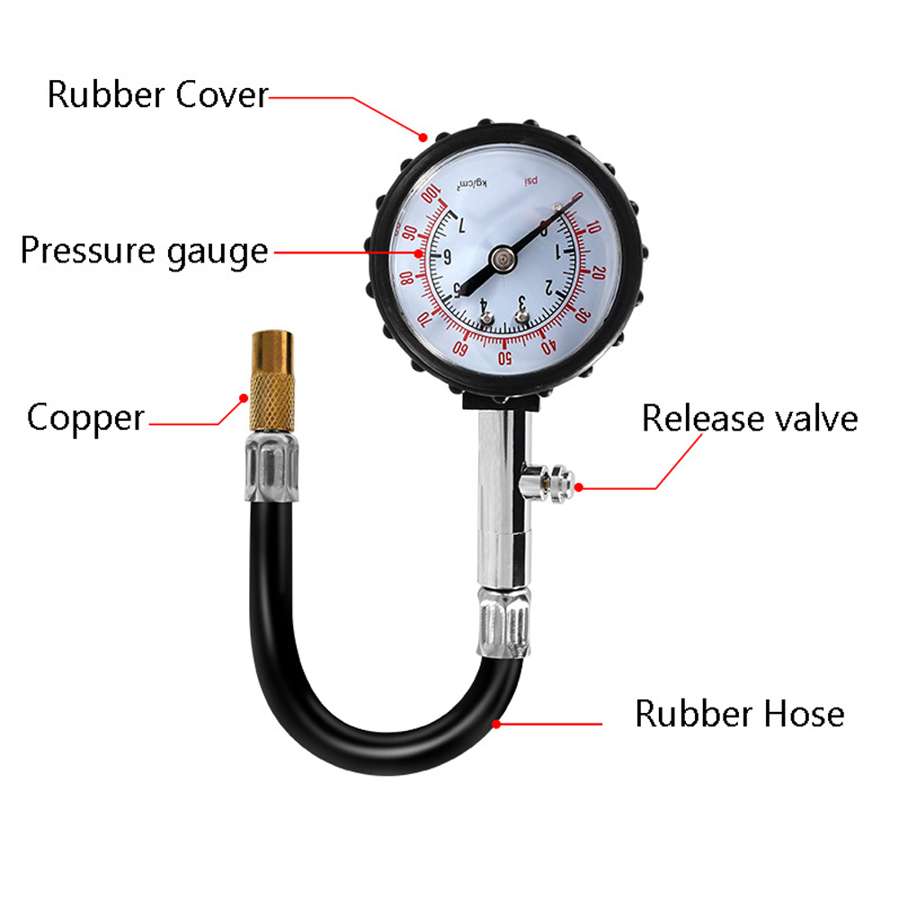 اختبار ضغط الهواء للإطارات الع - مراجعة Tyre Pressure Gauge وسعره