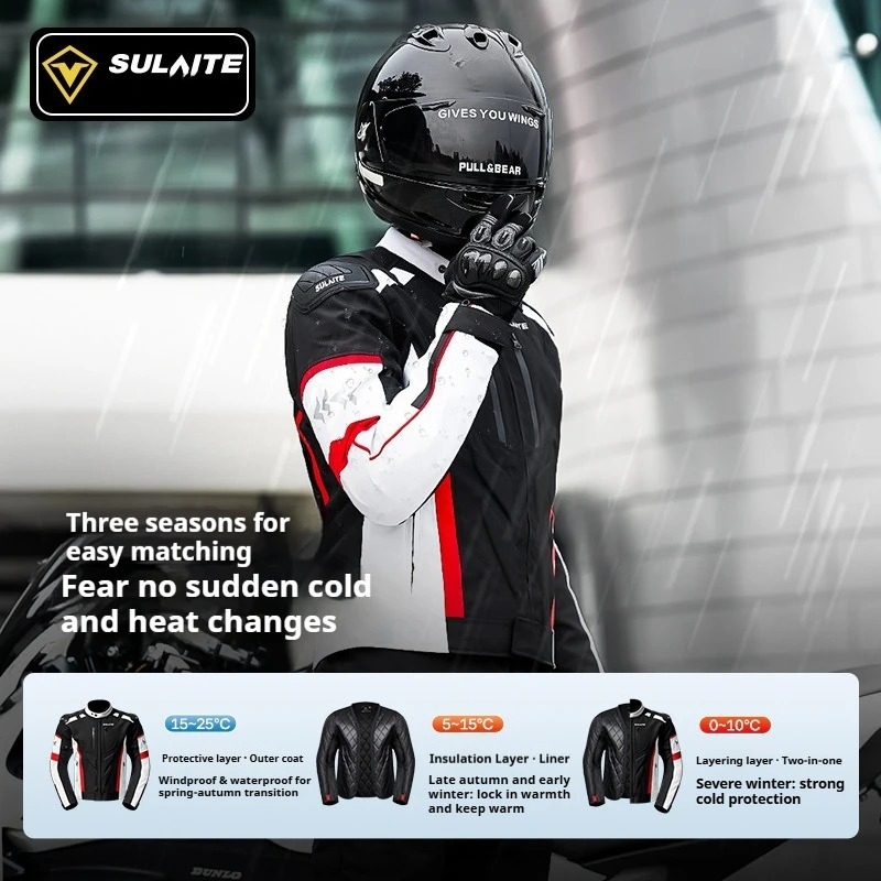 طقم سترة وبنطلون لركوب الدراجا - مراجعة Motorcycle Gear Jacket And Pants وسعره