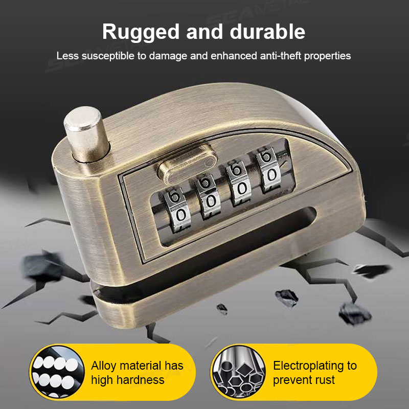 SEAMETAL دراجة نارية كلمة المر - مراجعة Disc Lock Brake وسعره