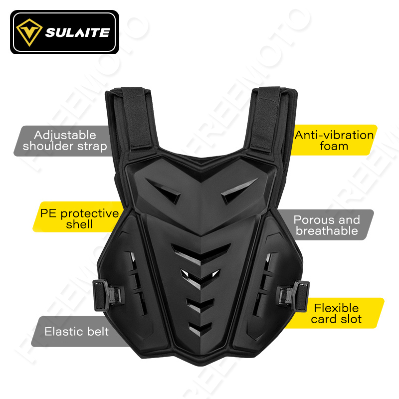 SULAITE-درع الجسم موتوكروس ، س - مراجعة Chest Protector Armor وسعره