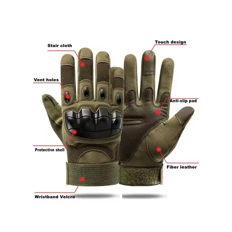 قفازات تكتيكية للدراجات الناري - مراجعة Motorcycle Gear Gloves وسعره