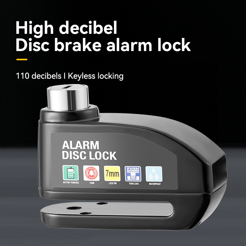 دراجة نارية إنذار قفل عجلة مكب - مراجعة Disc Lock Brake وسعره