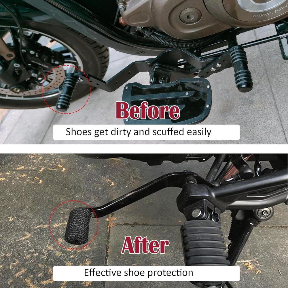 واقي حذاء للدراجات النارية مع  - مراجعة Motorcycle Gear Boots وسعره