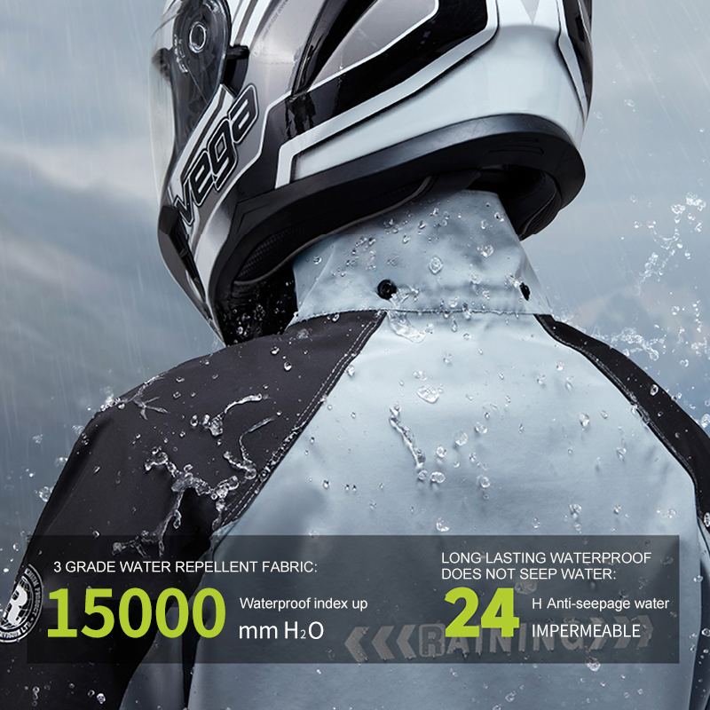بدلة مطر للرجال والنساء، سترات - مراجعة Gearx Motorcycle Jacket وسعره