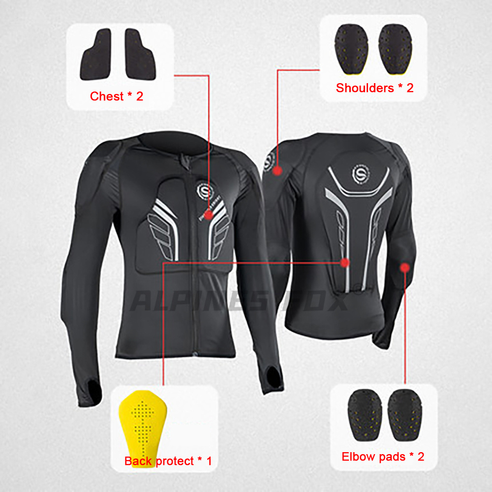 دراجة نارية لينة درع الصيف تنف - مراجعة Gearx Motorcycle Jacket وسعره