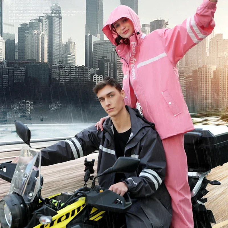 مجموعة معطف واق من المطر عاكس  - مراجعة Gearx Motorcycle Jacket وسعره