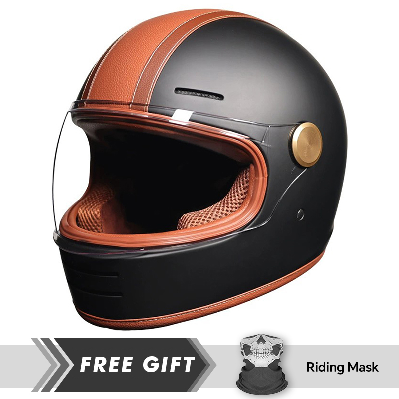 خوذات دراجات نارية جلدية كاملة - مراجعة Motorcycle Gear In Store وسعره