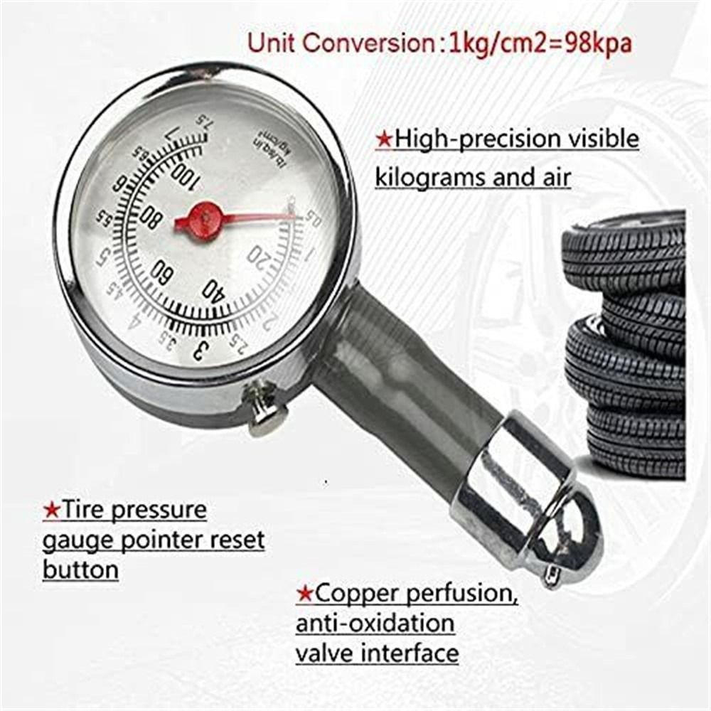 مقياس ضغط الإطارات للاتصال اله - مراجعة Tyre Pressure Gauge وسعره