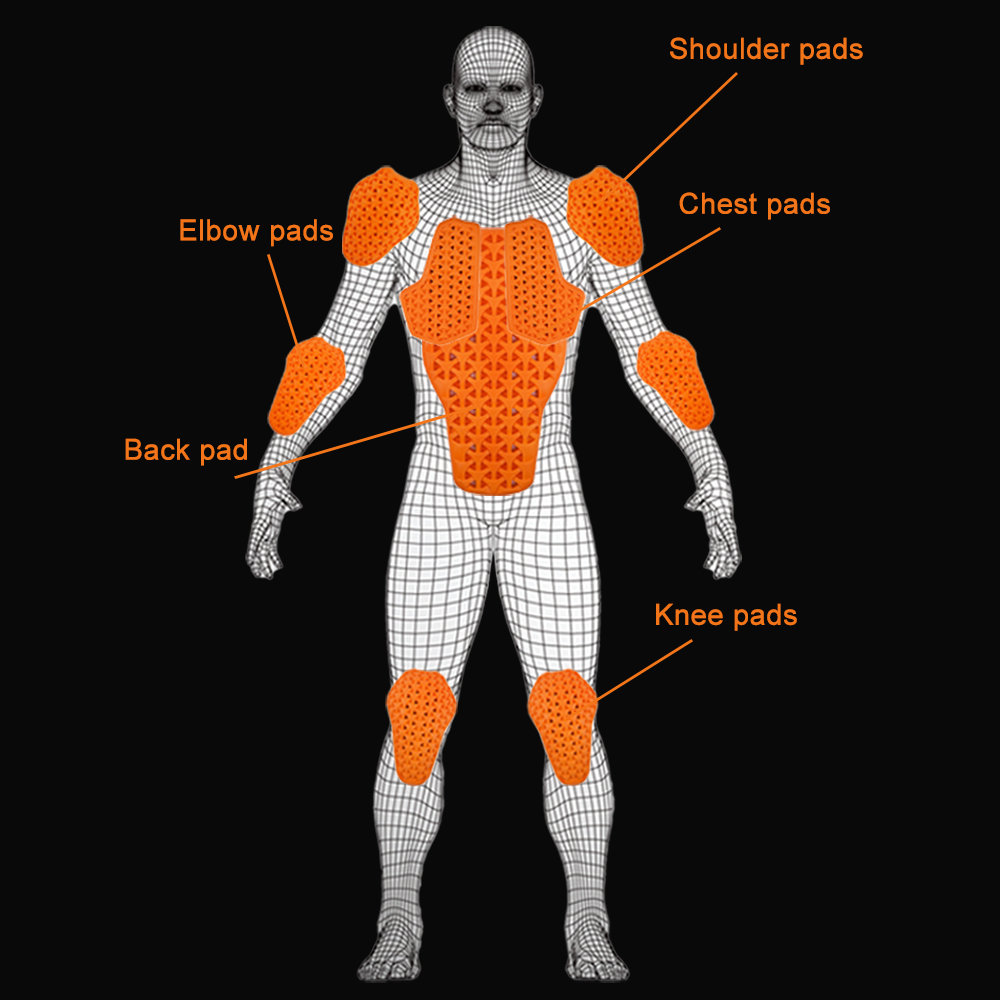 جديد CE المستوى 2 معتمد دراجة  - مراجعة Motorcycle Gear For Men وسعره