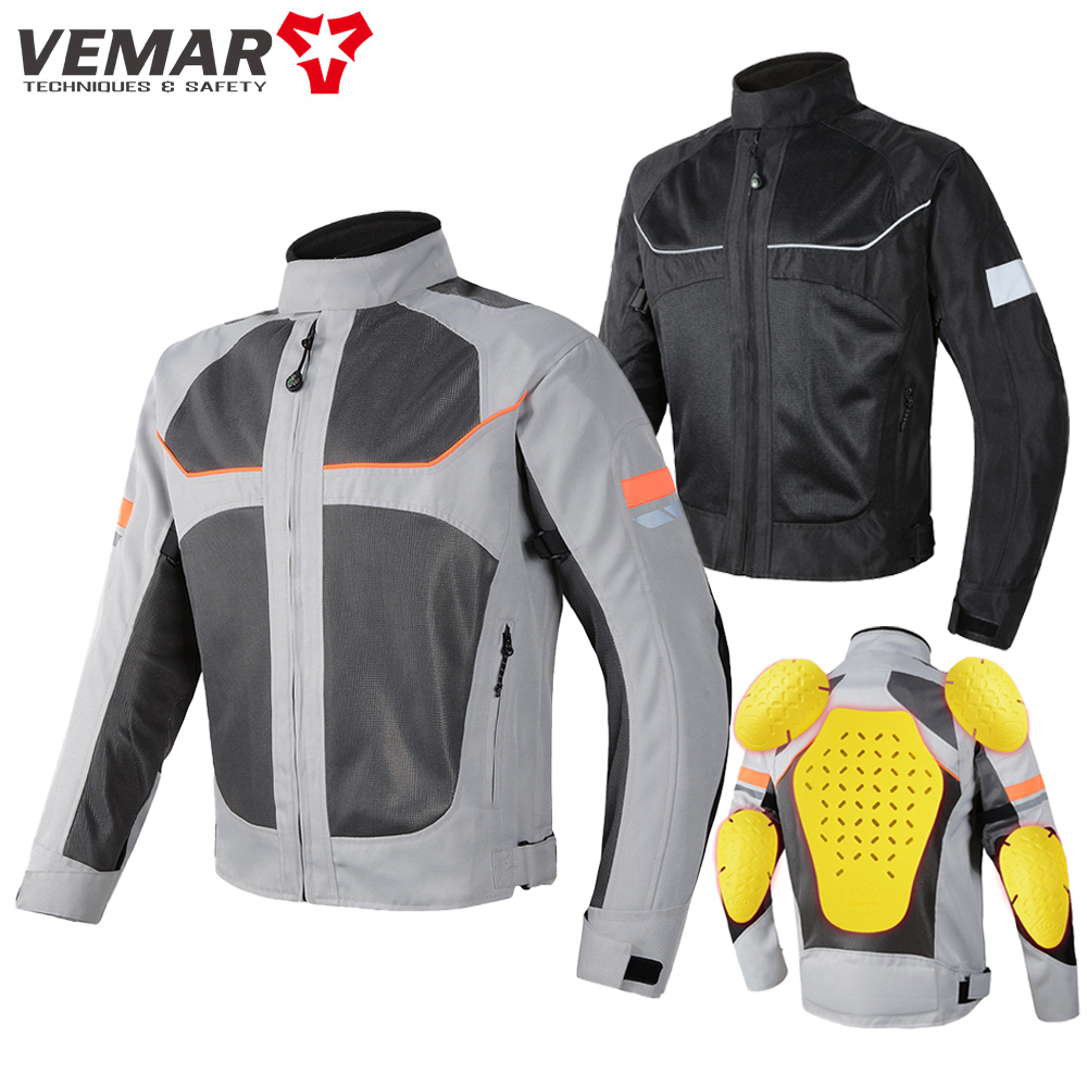 سترة دراجة نارية عاكسة Vemar ل - مراجعة Gearx Motorcycle Jacket وسعره