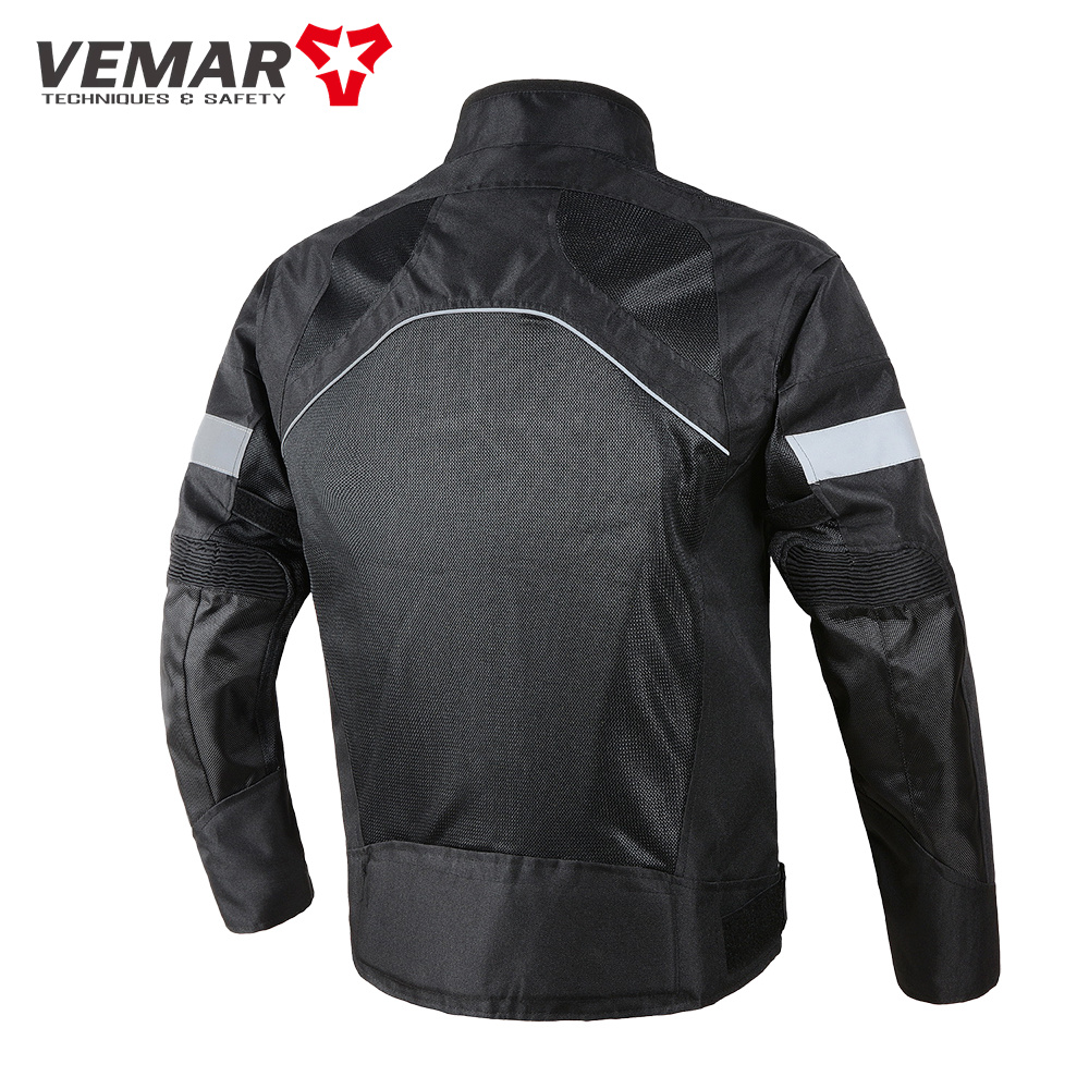 سترة دراجة نارية عاكسة Vemar ل - مراجعة Gearx Motorcycle Jacket وسعره