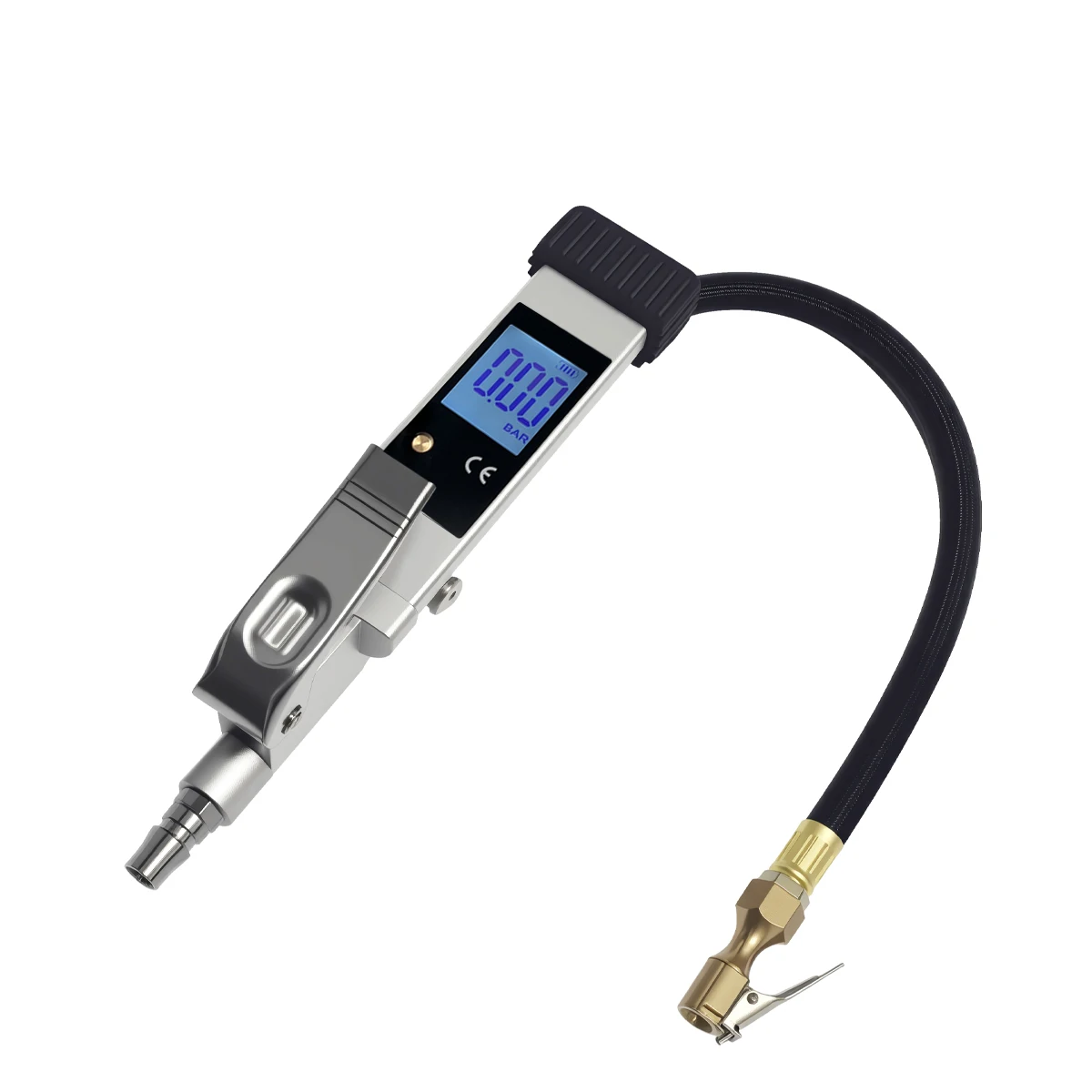 مقياس ضغط إطارات رقمي LCD قابل - مراجعة Tyre Pressure Gauge وسعره