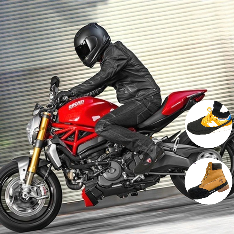 أحذية دراجة نارية شيفتر واقية  - مراجعة Motorcycle Gear Boots وسعره