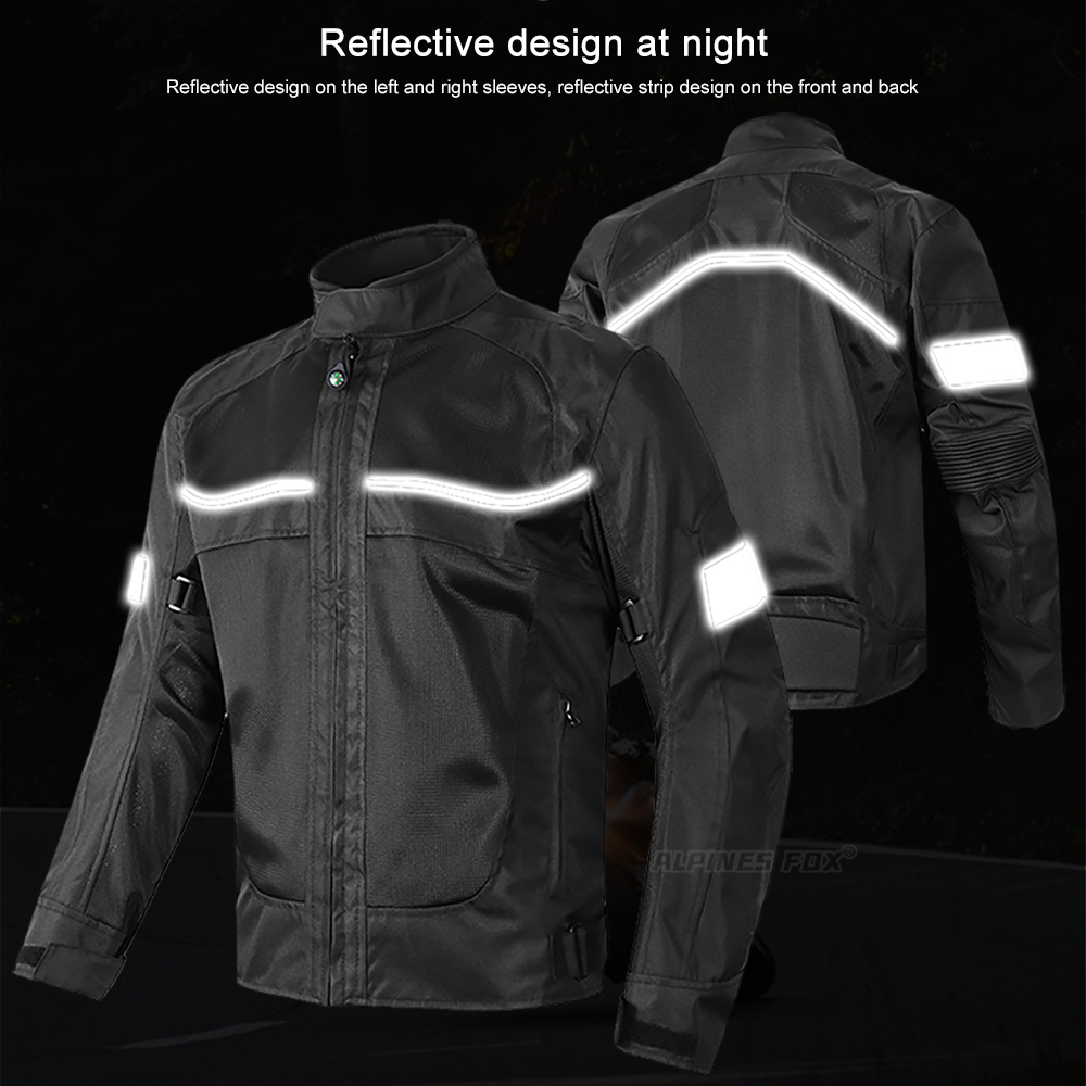 الصيف دراجة نارية سترة الرجال  - مراجعة Gearx Motorcycle Jacket وسعره