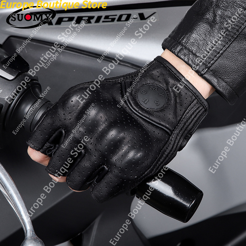 قفازات دراجات نارية نصف إصبع م - مراجعة Motorcycle Gear Gloves وسعره