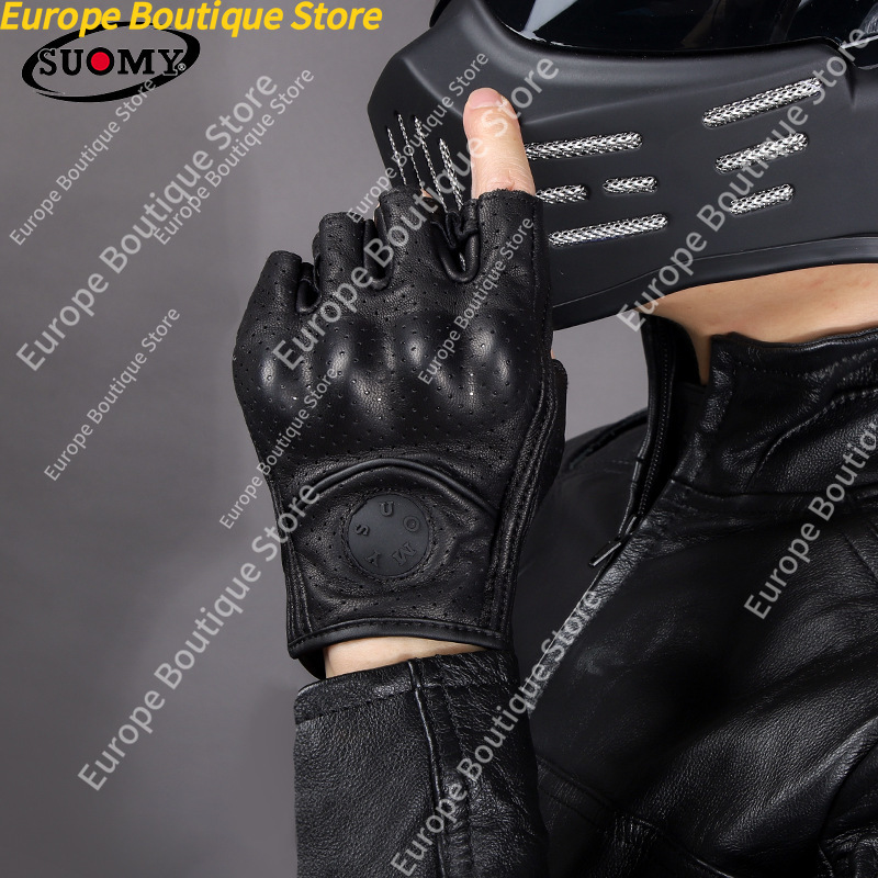 قفازات دراجات نارية نصف إصبع م - مراجعة Motorcycle Gear Gloves وسعره