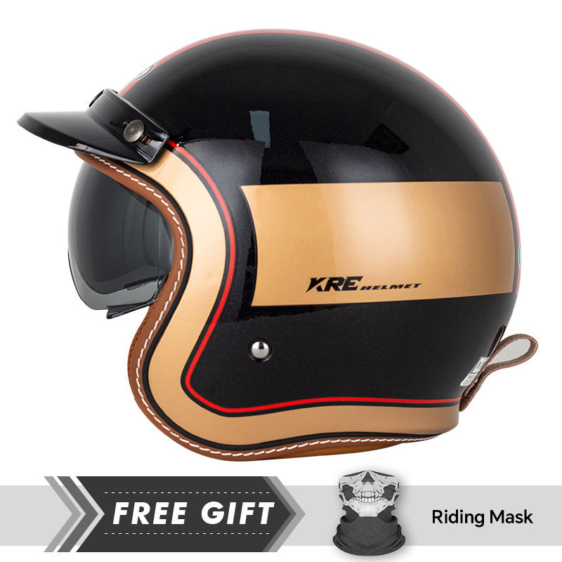 خوذة دراجة نارية مفتوحة الوجه  - مراجعة Motorcycle Gear In Store وسعره