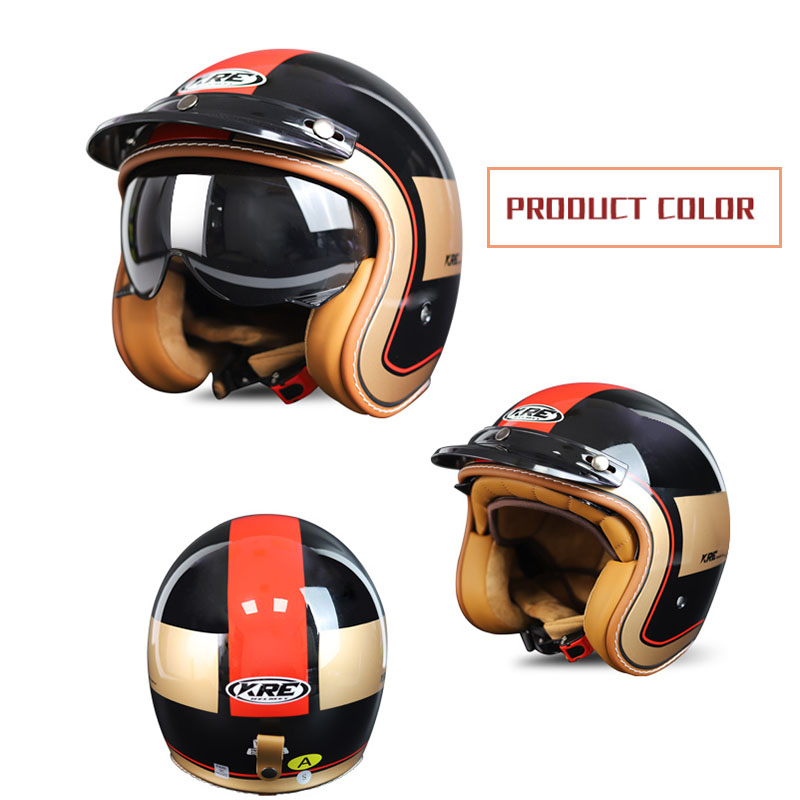 خوذة دراجة نارية مفتوحة الوجه  - مراجعة Motorcycle Gear In Store وسعره